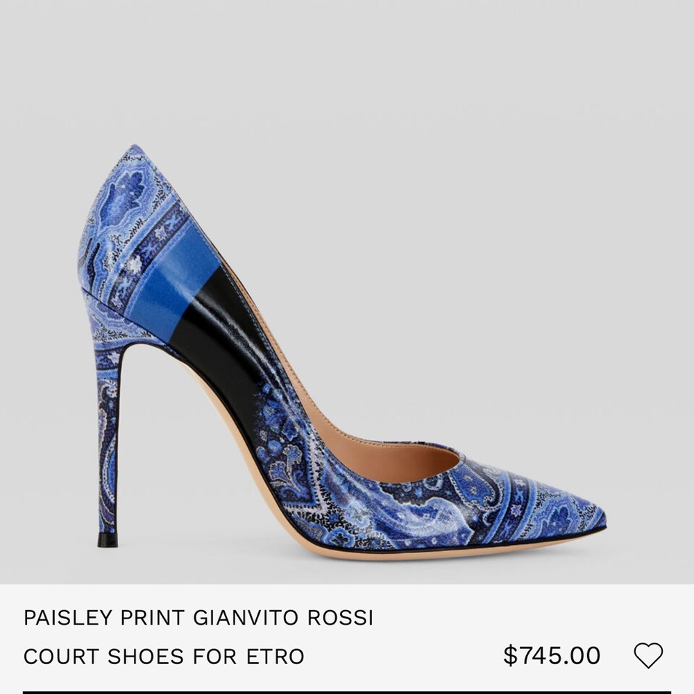 Gianvito Rossi for ETRO